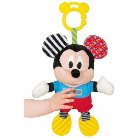 М'яка іграшка на коляску Clementoni "Baby Mickey", серія "Disney Baby" - lebebe-boutique - 5