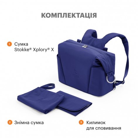 Сумка-рюкзак Stokke Xplory X для аксесуарів - lebebe-boutique - 3