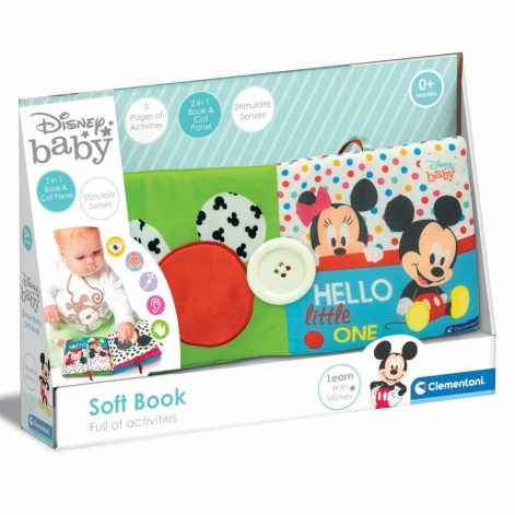 Мягкая игрушка-книга Clementoni "Soft Book", серия "Disney Baby" - lebebe-boutique - 5