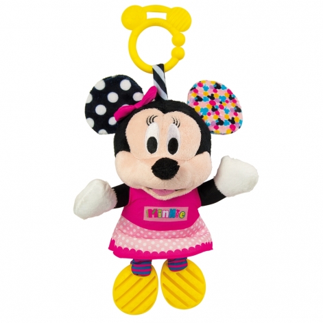 Мягкая игрушка на коляску Clementoni "Baby Minnie", серия "Disney Baby"
