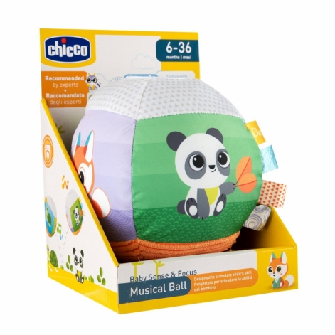 Мягкая музыкальная игрушка Chicco "Мячик" - lebebe-boutique - 6