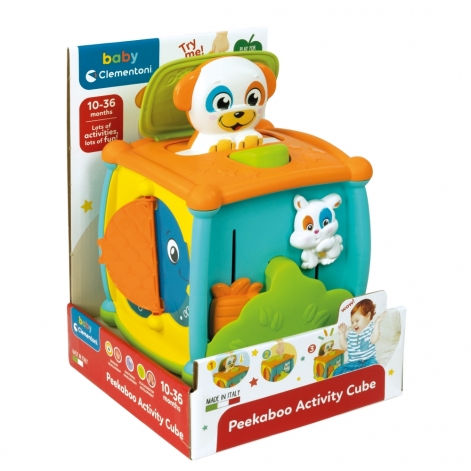 Розвиваюча іграшка Clementoni "Peekaboo Activity Cube" - lebebe-boutique - 6