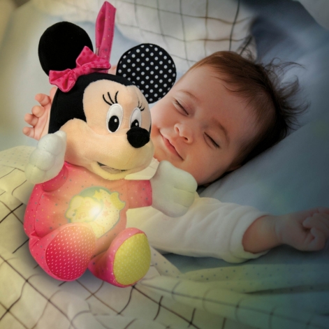 М'яка іграшка-нічник Clementoni "Baby Minnie", серія "Disney Baby" - lebebe-boutique - 2