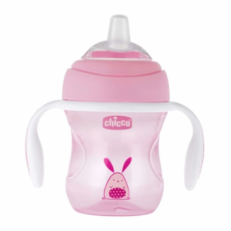 Поильник с мягким носиком Chicco "Transition", 200 мл, 4м+ - lebebe-boutique - 2