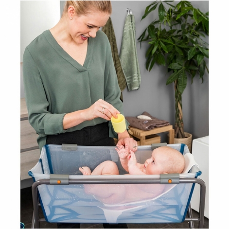 Набор Stokke Flexi Bath: ванночка складная и адаптер - lebebe-boutique - 7