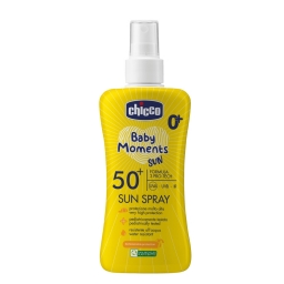 Молочко-спрей солнцезащитное Chicco Baby Moments SUN, SPF 50+, 150 мл