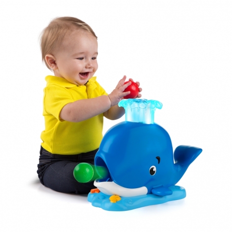 Игрушка музыкальная Bright Starts "Silly Spout Whale Popper" - lebebe-boutique - 2