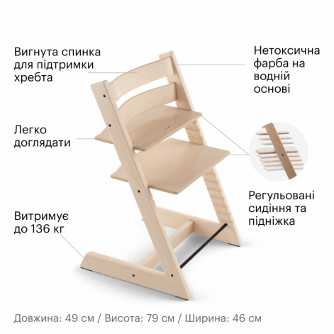 Стульчик Stokke Tripp Trapp - lebebe-boutique - 5