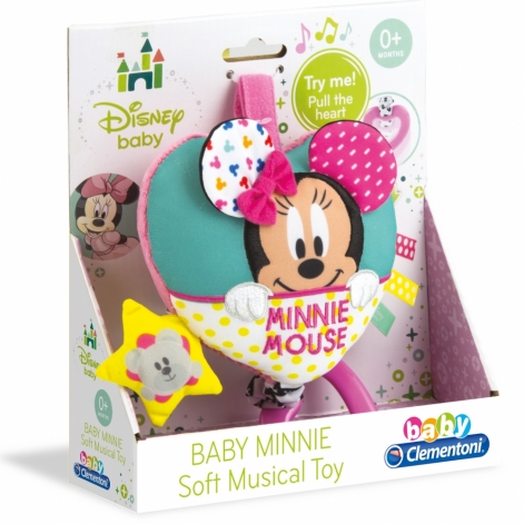 Музыкальная игрушка на кроватку Clementoni "Baby Minnie", серия "Disney Baby" - lebebe-boutique - 4