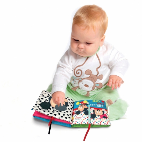 Мягкая игрушка-книга Clementoni "Soft Book", серия "Disney Baby" - lebebe-boutique - 4