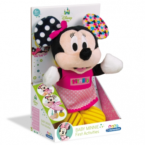 Мягкая игрушка на коляску Clementoni "Baby Minnie", серия "Disney Baby" - lebebe-boutique - 5