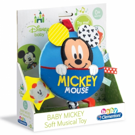 Музыкальная игрушка на кроватку Clementoni "Baby Mickey", серия "Disney Baby" - lebebe-boutique - 4