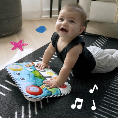 Музыкальная игрушка на кроватку Baby Einstein "Neptune`s Kick & Explore" - lebebe-boutique - 8