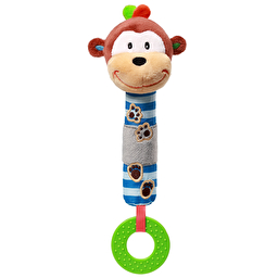 Іграшка з пищалкою "Мавпеня Георгій" (11х22 см) "BabyOno"