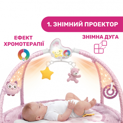 Центр м'який ігровий  розвиваючий "Enjoy Colours Gym" (нейтральний) - lebebe-boutique - 5