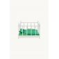 Ліжечко GOMMU POCKET STRIPED CRIB Зелене - lebebe-boutique - 2