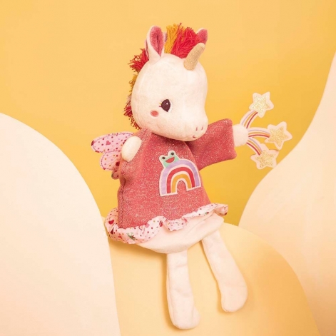 Іграшка на руку Lilliputiens Єдиноріг Ліна (83641) - lebebe-boutique - 3