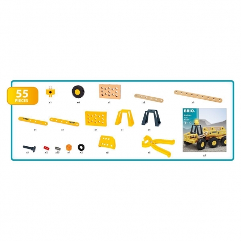Конструктор BRIO Builder Тягач Volvo (34599) - lebebe-boutique - 4
