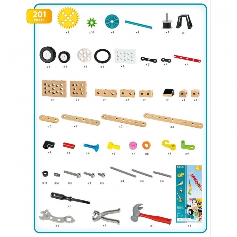 Конструктор BRIO Builder 201 ел. (34604) - lebebe-boutique - 3