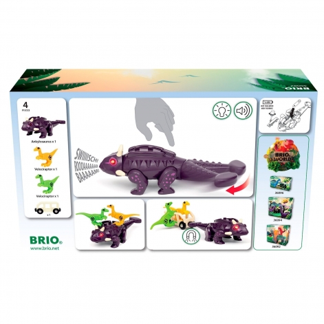 Набір для дитячої залізниці BRIO Анкілозавр (36082) - lebebe-boutique - 2