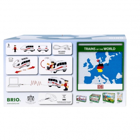 Поїзд для залізниці BRIO ICE з USB підзарядкою (36088) - lebebe-boutique - 2