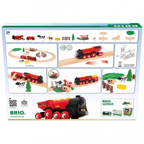 Детская железная дорога BRIO с Могучим локомотивом (36029) - lebebe-boutique - 2