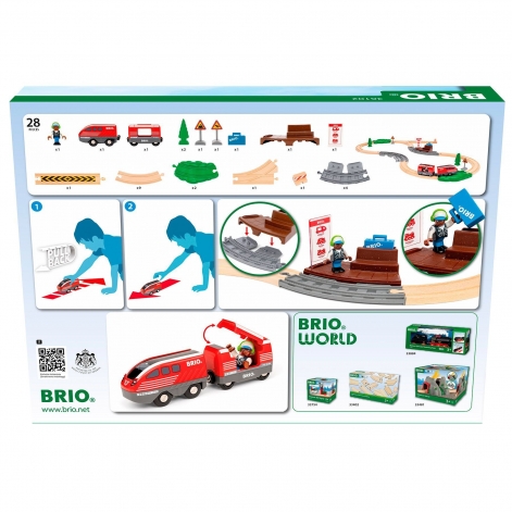 Дитяча залізниця BRIO з інерційним потягом (36102) - lebebe-boutique - 2