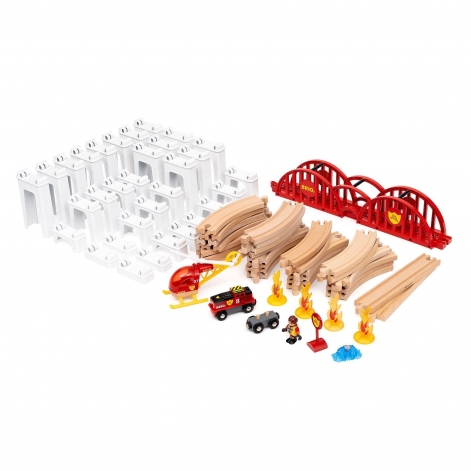 Набір розширень для залізниці BRIO Mega Spiral 73 ел. (36114) - lebebe-boutique - 4