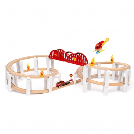 Набір розширень для залізниці BRIO Mega Spiral 73 ел. (36114) - lebebe-boutique - 3