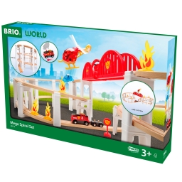 Набір розширень для залізниці BRIO Mega Spiral 73 ел. (36114)