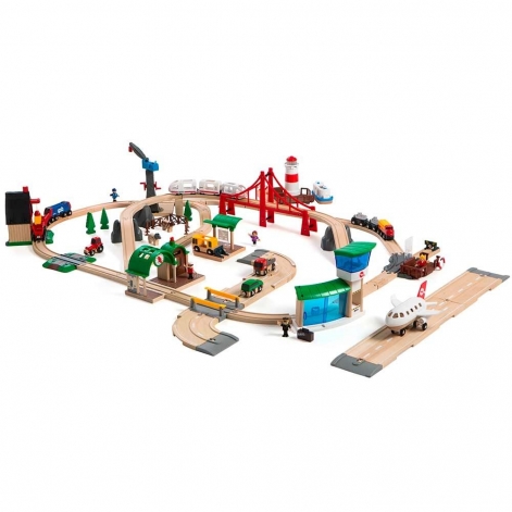 Детская железная дорога BRIO World Deluxe (33766) - lebebe-boutique - 2