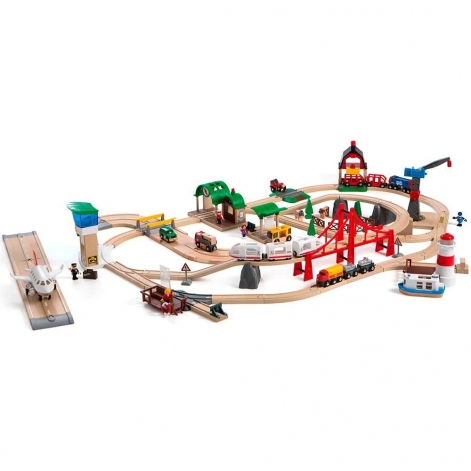 Детская железная дорога BRIO World Deluxe (33766) - lebebe-boutique - 4