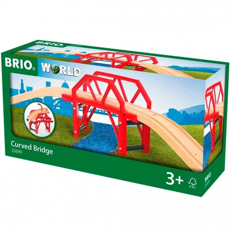 Вигнутий міст для залізниці BRIO (33699)