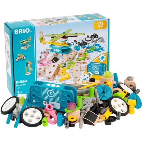 Конструктор BRIO Builder с мотором 120 эл. (34591) - lebebe-boutique - 3