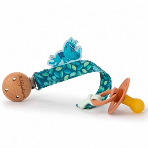Тримач для пустушки Lilliputiens Носоріг Маріус (83461) - lebebe-boutique - 2