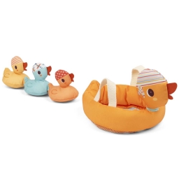 Іграшка для ванної Lilliputiens Мама Качка та її каченята (83580)