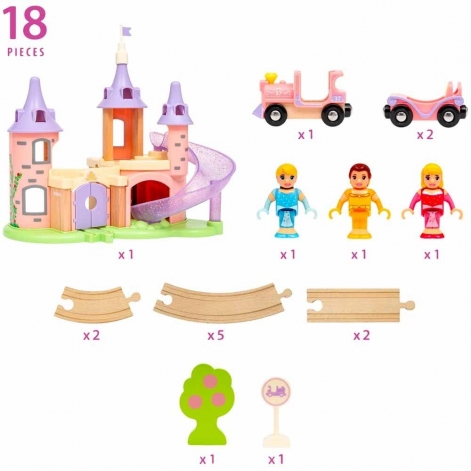 Детская железная дорога BRIO Замок принцесс Disney (33312) - lebebe-boutique - 3