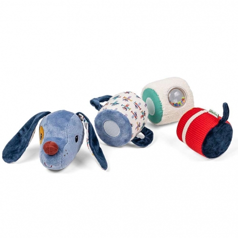 Набір великих брязкалець Lilliputiens Собачка Жюль (83629) - lebebe-boutique - 2