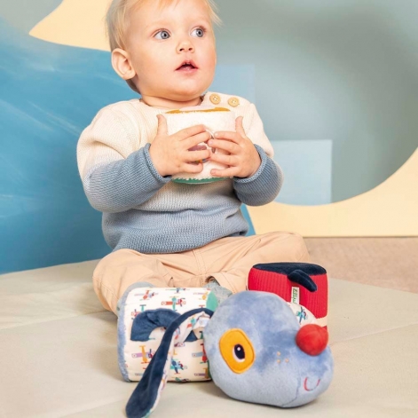 Набір великих брязкалець Lilliputiens Собачка Жюль (83629) - lebebe-boutique - 4
