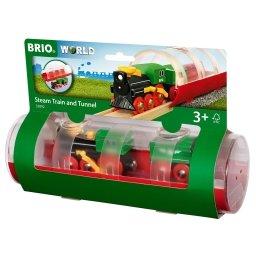Паровоз для железной дороги BRIO с тоннелем (33892)