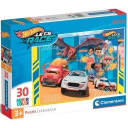 Пазл Clementoni "Hot Wheels: Let's Race", 30 елементів