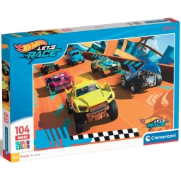 Пазл Clementoni "Hot Wheels", серія "MAXI", 104 елементи
