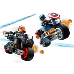 LEGO Конструктор Marvel Мотоцикли Чорної Вдови й Капітана Америка