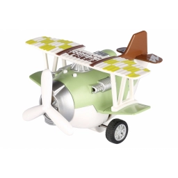 Літак металевий інерційний Aircraft (зелений)