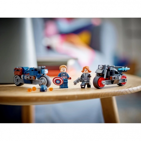LEGO Конструктор Marvel Мотоцикли Чорної Вдови й Капітана Америка - lebebe-boutique - 2
