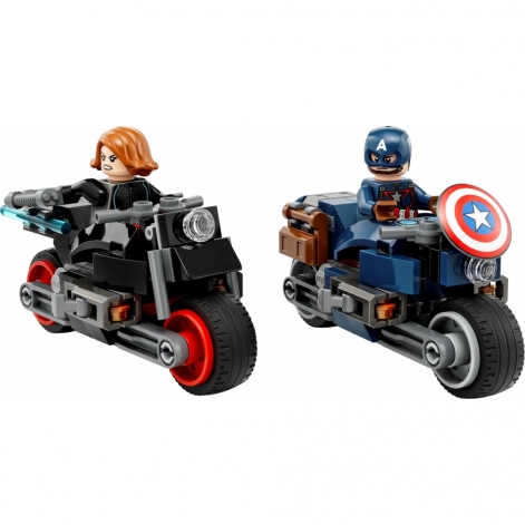 LEGO Конструктор Marvel Мотоцикли Чорної Вдови й Капітана Америка - lebebe-boutique - 5
