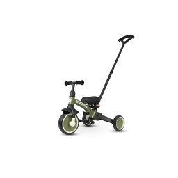 Велосипед з ручкою - біговел Stager 3в1 Dark Green