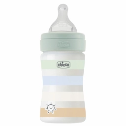Пляшечка пластик Chicco Well-Being Colors, 150мл, соска силікон, 0м+
